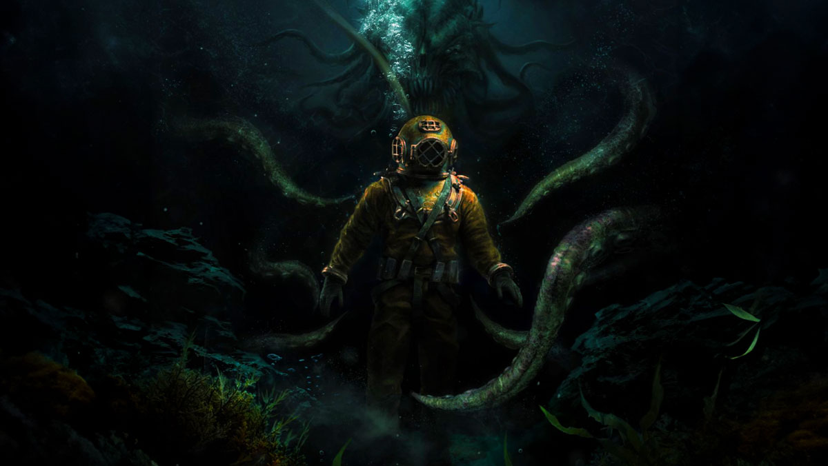 A Horrifying Game About Cthulhu but It's Entirely Underwater 