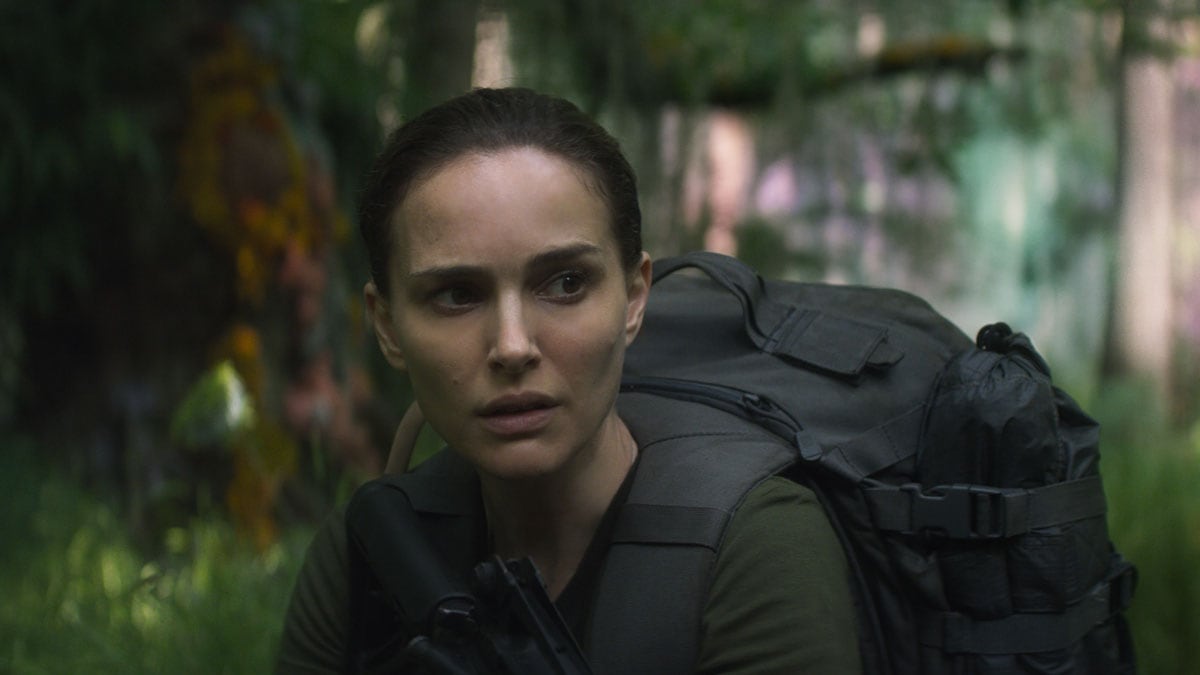 Natalie Portman in Netflix movie Annihilation